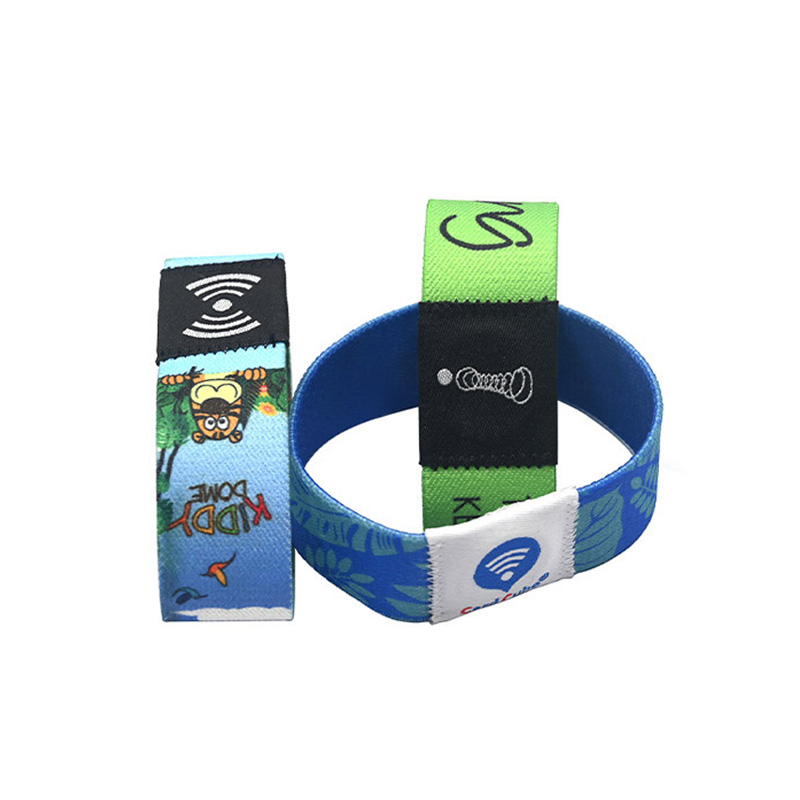 RFID松紧腕带团圆派对松紧腕带NFC松紧手环定做厂家